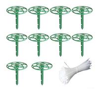 Besshepplo Confezione da 10 supporti per piante di fragole in plastica ABS verde, per mantenere la frutta pulita fuori dal terreno, facile da montare, decorazione da giardino per albero di Natale (23