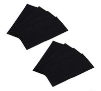 Besshepplo Confezione da 8 filtri dell'aria per Holmes HAP2400 HAP412 HAP422 BAP260 e purificatore a carbone ad alta densità prefiltro rimuove fumo e peli di animali domestici, 10 x 24 cm, ricambio P