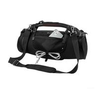 Besshepplo Custodia protettiva con tracolla per JBL per Boombox serie 3, realizzata in nylon e tessuto twill con tasca a rete per riporre piccoli oggetti