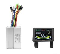Besshepplo E-bike H-100 Pannello strumenti schermo a colori e 250 W a 2000 W kit controller onda sinusoidale con corrente da 17A a 40A per 24 V 36 V 48 V bicicletta elettrica e scooter n. 2 Proto (20A