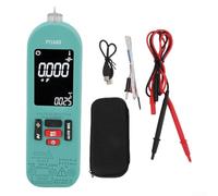 Besshepplo FY168S Multimetro digitale Display a colori con protezione automatica da sovraccarico Batteria ricaricabile da 400 mAh Tipo C Ricarica AC DC Tensione Corrente Resistenza Capacità