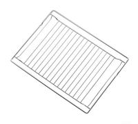 Besshepplo Griglia da forno in acciaio inossidabile 304, resistente, resistente al calore, facile da pulire, color argento, 448 x 337 x 17 mm, compatibile con la maggior parte dei forni da incasso