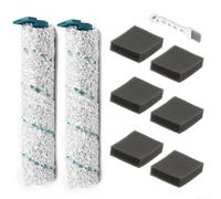 Besshepplo Kit di accessori per aspirapolvere con 2 rulli in microfibra 6 filtri per Leifheit Batteria Aspirazione Wiper Regulus Per Aqua Per PowerVac Wet Aspirazione Cleaner