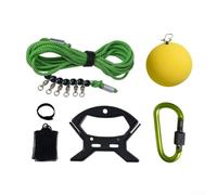 Besshepplo Kit di corde da pesca con lucchetto, con fibbia in acciaio inox, galleggiante, per pesca viva (modello base, 5 m)