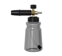 Besshepplo Lancia spray per lavaggio auto, 1 litro, materiale ABS, regolabile, flusso d'acqua orizzontale o dritto, bocca larga, facile da riempire e pulire, pesante