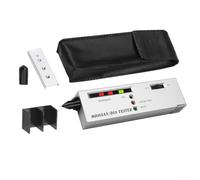 Besshepplo LCD Moissanite Durezza Tester Portatile Gioielli Penna di Rilevamento con Indicatore LED e Allarme acustico per Diamanti Pietre preziose e Imitazione Pietra Identificazione Com
