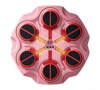 Besshepplo Macchina da boxe intelligente wireless da parete, bersaglio da parete, con guanti, ricarica USB, velocità regolabile, illuminazione colorata, contaccolpi, facile installazione, per bambini