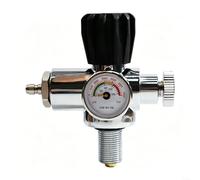 Besshepplo Manometro a doppia scala, 400 bar, 6000 psi, adattatore di riempimento per bombola ARA M18 x 1,5 5/8-18 UNF 7/8-14 UNF Diving SCBA serbatoio con anelli di tenuta nero (7/8)