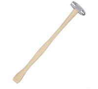 Besshepplo Martello a percussione in lamiera di acciaio inossidabile per auto con manico in legno di faggio per riparazione di ammaccature senza soluzione di continuità Teste bilaterali leggere