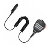 Besshepplo Microfono altoparlante per Baofeng UV9R Pro UV XR UV 9RERA per radio walkie talkie con cavo rinforzato in fibra e clip rotante per un fissaggio sicuro