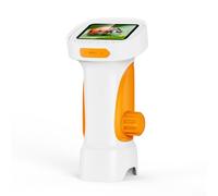 Besshepplo Microscopio digitale portatile 4K, ingrandimento 1000x, con 8 luci LED, schermo IPS da 6,1 cm, miniscopio USB portatile, per esplorazione all'aperto, istruzione e lavoro sul campo, blu (395