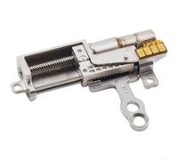 Besshepplo Motore passo-passo a 4 fili a 2 fasi da 5 V CC da 5 mm, con cambio epicicloidale e cursore lineare in metallo, motore elettrico compatto per un posizionamento preciso e un controllo del