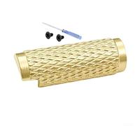 Besshepplo Piastra di pressione per barra in lega di alluminio CNC per mulinello da baitcasting da 23 CQ 24 CQ 31 CQ 30 21 CQ 101 100, antiscivolo, con chiave e viti, nero, rosso, argento, pur(oro)