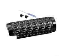 Besshepplo Piastra di pressione per barra in lega di alluminio CNC per mulinello da baitcasting da 23 CQ 24 CQ 31 CQ 30 21 CQ 101 100, antiscivolo, con chiave e viti, colore nero, rosso, argento (nero