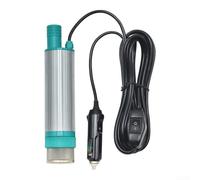 Besshepplo Pompa sommergibile per trasferimento di acqua e carburante, 12 V 24 V, pompa elettrica per trasferimento diesel, motore da 100 W, con acciaio inox, per campeggio e attività all'aperto (12 V