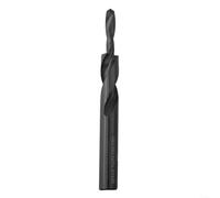 Besshepplo Punta da trapano a spirale HSS a 90 gradi 180 gradi per foratura e smussatura di metalli strumento a torsione adatto per M3 M5 M6 M8 M10 installazione dado esagonale finitura nera (M4 x 180