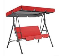 Besshepplo Set di copertura superiore per sedia da giardino e da esterno, in tessuto Oxford 210D, impermeabile, antipolvere, resistente ai raggi UV, cuscini protettivi per top 142 x 120 x 18 cm