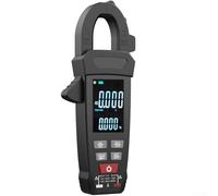 Besshepplo Smart Clamp Meter Multimetro digitale a doppio display 600A AC DC True RMS NCV Tester di tensione 1000 V Strumento di test elettrico alto per uso industriale nero