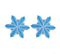 Besshepplo Snowboard Stomp Pads antiscivolo fiocco di neve tacchetti per una maggiore presa e stabilità neve e ghiaccio per la maggior parte degli stivali coppia per accessori da sci plastica 13 x 8 x