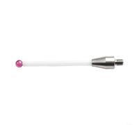 Besshepplo Stelo in ceramica Ru By Ball Tip Stylus filettato sonda accessorio con estensione stelo resistente all'usura temperatura stabile non conduttivo per misurazione (A-5003-0233)