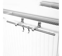 Besshepplo Stendibiancheria per termosifone, stendino da sopra il termosifone, stendibiancheria in acciaio inox indolore, portasciugamani regolabile per bagno e casa, capacità di peso 10 kg (50 cm)