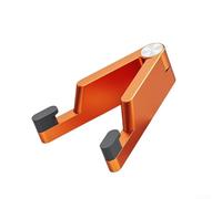 Besshepplo Supporto per telefono portatile, regolabile, design in alluminio per tutti i dispositivi mobili, ideale per guardare video e chat video (arancione)