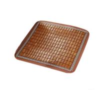 Besshepplo Tappetino traspirante e rinfrescante, 45 x 45 cm, antiscivolo, per sedia da ufficio e auto, cuscino estivo per camion, autista, lavoratore, comodo supporto per sedute beige (45 x 45 cm)