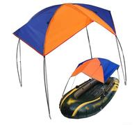 Besshepplo Tenda da pesca gonfiabile a vela, portatile, leggera, fornisce riparo da sole e pioggia, per kayak e acqua all'aperto