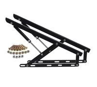 BESSX Kit di sollevamento for letto pieghevole, meccanismo di sollevamento for letto pieghevole da 2 pezzi, asta idraulica for impieghi gravosi, cerniera di sollevamento for letto.(61cm/24in)