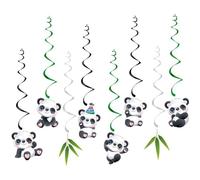 Bessy shop Banner Happy Birthday Panda,Feste a Tema Panda,Decorazioni per Feste di Panda,per Bambini Ragazzi Festa di Compleanno a Tema Baby Shower (Stile 3)