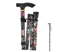 Bessy shop Bastone da Passeggio Pieghevole,Bastone per Anziani Bastone da Passeggio Elegante Bastone da Passeggio per Anziani Bastone Pieghevole Uomo Bastone per Anziani Donna Motivo a Fiori