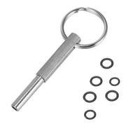 Bessy shop Chiave a Testa Ovale,Chiave a Testa Ovale con Anello Portachiavi,Macchine da Caffè a Punta Ovale Strumento di Riparazione,Con Anello Chiave,Strumento di Riparazione Con Anello Portachiavi