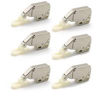 Bessy shop Chiusure Scrocco a Molla,6PCS Push Serratura con Chiusura a Molla Mini Fermo a Molla Chiusura dell'Armadio Mini Touch Fermo Scrocco di Porta per Porta dell'Armadio da Cucina