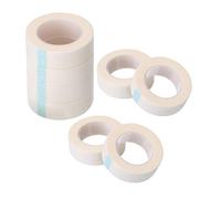 Bessy shop Ciglia Estensione Rotolo Nastro Adesivo Eyelash Tape, 8 Rotoli Nastro per Ciglia Bianca Nastro Ciglia per Estensione Ciglia 0,5 Pollici Larghezza, 10 Iarde Lunghezza