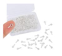 Bessy shop Ganci a Vite,300 pièces Mini Vite Perno Occhio,Mini Épingles à Il en Métal pour Résine, Bijoux, Crochets à Oeil pour Arts Bricolage Faisant(10 * 5mm).