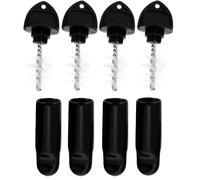 Bessy shop Set di Spazzole per Rubinetti da Birra,8 PCS Confezioni di Tappi e Tappi per Rubinetti da Birra, Spazzole per Tappi e Tappi per La Pulizia dei Rubinetti da Birra