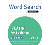 Best Activity B Word Search in Latin for Beginners - It's Easy Vol. (Tascabile)