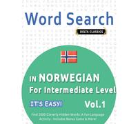 Best Activity B Word Search in Norwegian for Intermediate Level - It (Tascabile)