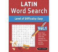 Best Activity Books Latin Word Search - Level of Difficulty (Tascabile)