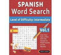 Best Activity Books Spanish Word Search - Level of Difficulty (Tascabile)