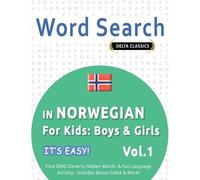 Best Activity Books Word Search in Norwegian for Kids (Tascabile)