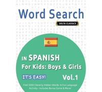 Best Activity Books Word Search in Spanish for Kids (Tascabile)