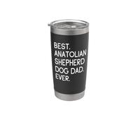 Best Anatolian Shepherd Dog Dad Ever Bicchiere termico in acciaio inox doppia parete