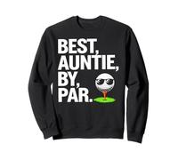 Best Auntie By Par Cool Golf Themed Golfing Auntie Felpa