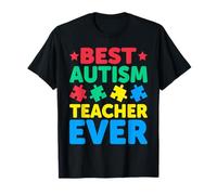Best Autism Teacher Ever - Support Autism Awareness Teacher Maglietta