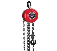 Best AUTOBEST 2265 - Paranco a Catena, 3 m, 2 tonnellate, Molto Pratico per Sollevare Il Motore, 27,5 cm x 17, Colore: Rosso