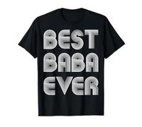 Best Baba Ever Funny Dad Gift Arabic Calligrafia Tee Maglietta