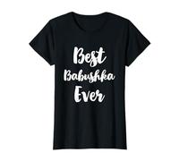 Best Babushka Ever Funny Cute Grandma Maglietta