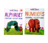 Best Bargins World of ERIC Carle Numbers & Alphabet Coloring Activity Books Set Bundle