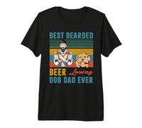 Best Bearded Beer Loving Dog Dad Ever Cockapoo Lover Maglietta Premium